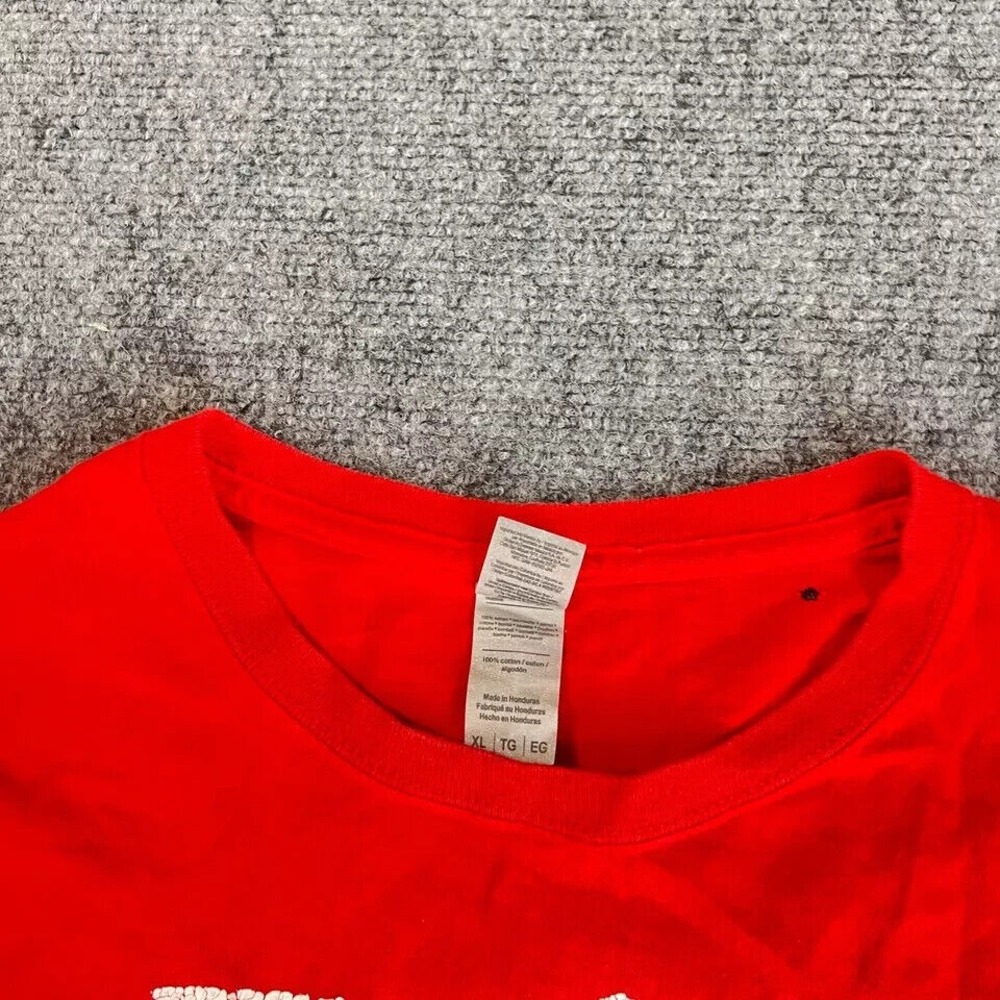 Harley Quinn Shirt Mens XL Extra Large Red Short Sleeve Comics‎ Movie EUC - Picture 5 of 7